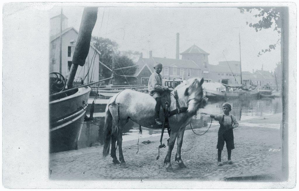 6. Zicht vanaf de Grote Koppel op de Oliemolen, 1920.jpg
