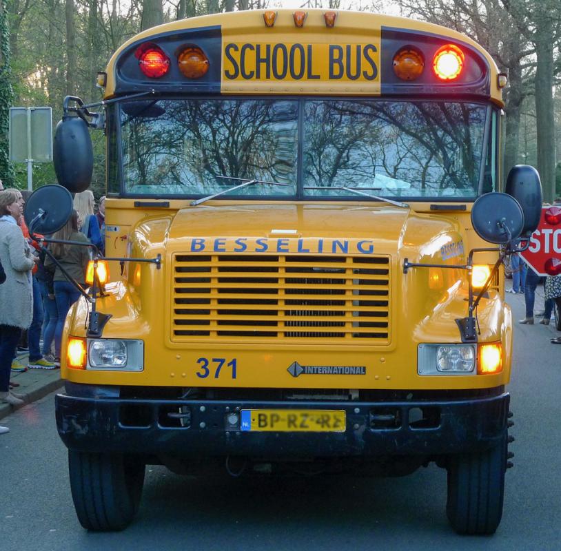 ouderwetse schoolbus